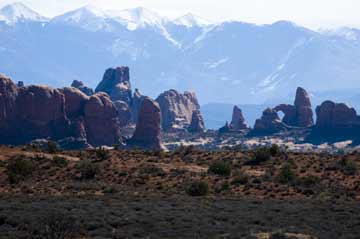 moab from arches NP