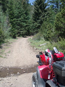 Paiute ATV Trail 01 at intersection of 33
