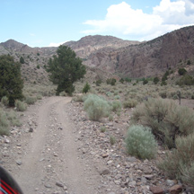 Paiute ATV Trail 01 going north before Highway 62